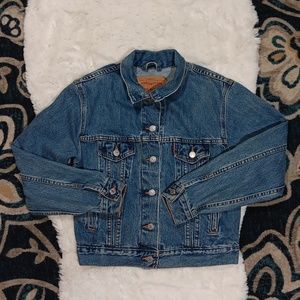 Levi's vintage classic trucker button up jean jacket women's sz small